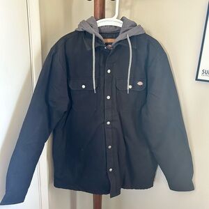 Men’s Dickies hooded shirt jacket
